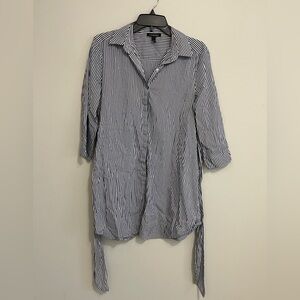 Isabella Oliver Striped Button Down Maternity Top